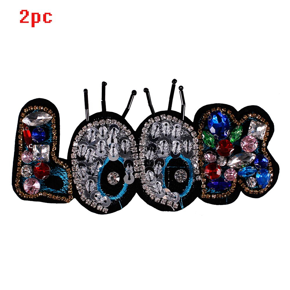 Rhinestone Sequin Applique Patches