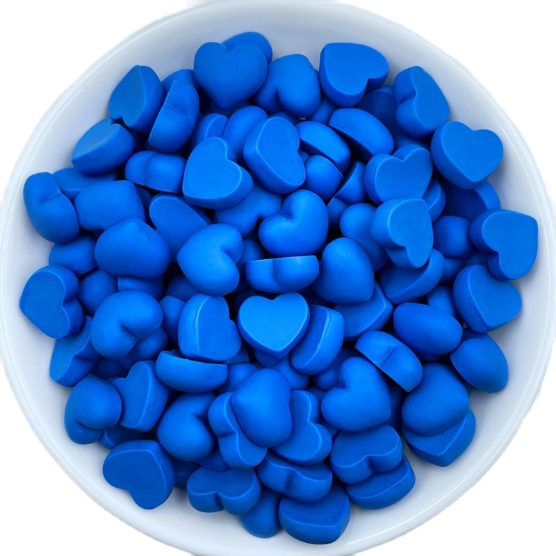 Resin Flatback Mini Cartoon Hearts (36/pack, color options)