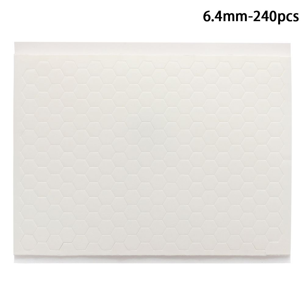 3D Double-sided Foam Hexagon Dots Adhesive (size options, up to 240/pack)