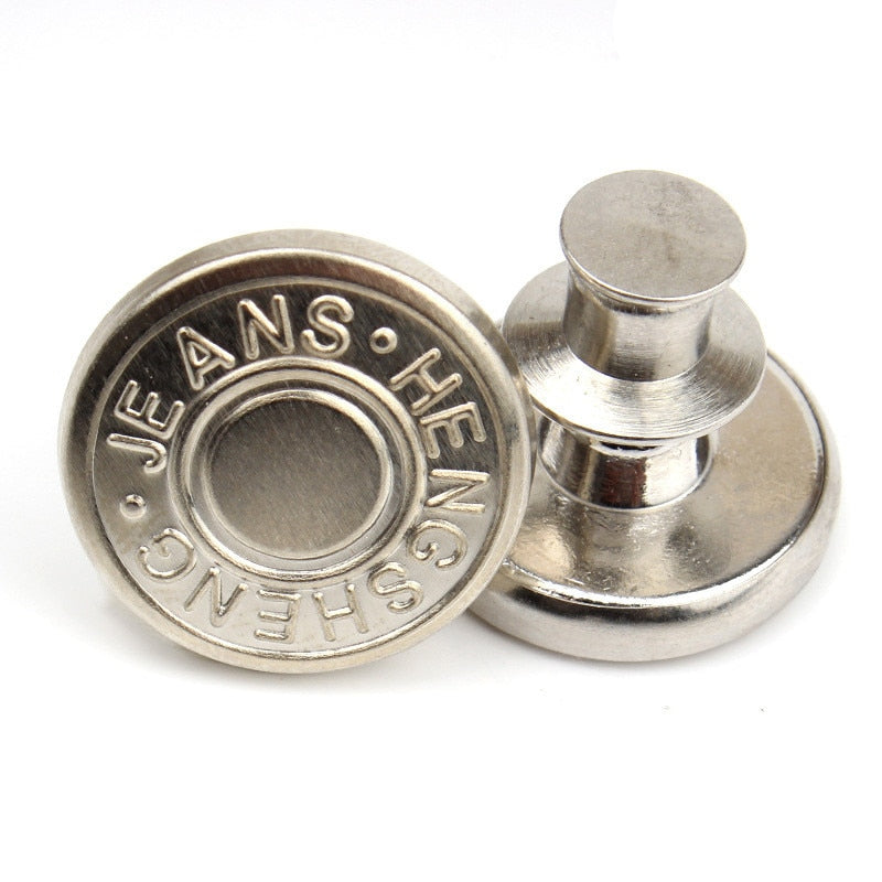 2PCs Snap Fastener Metal Buttons