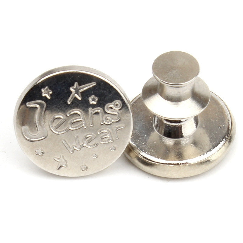 2PCs Snap Fastener Metal Buttons