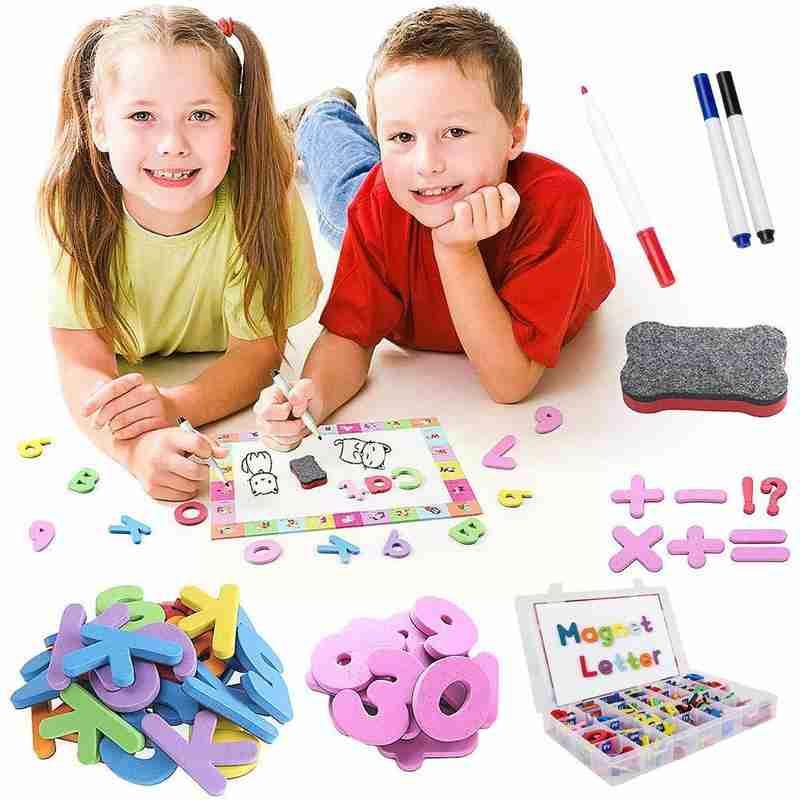 Magnetic Alphabet Letters and Numbers