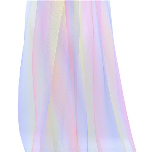 Colorful Printed Tulle Fabric