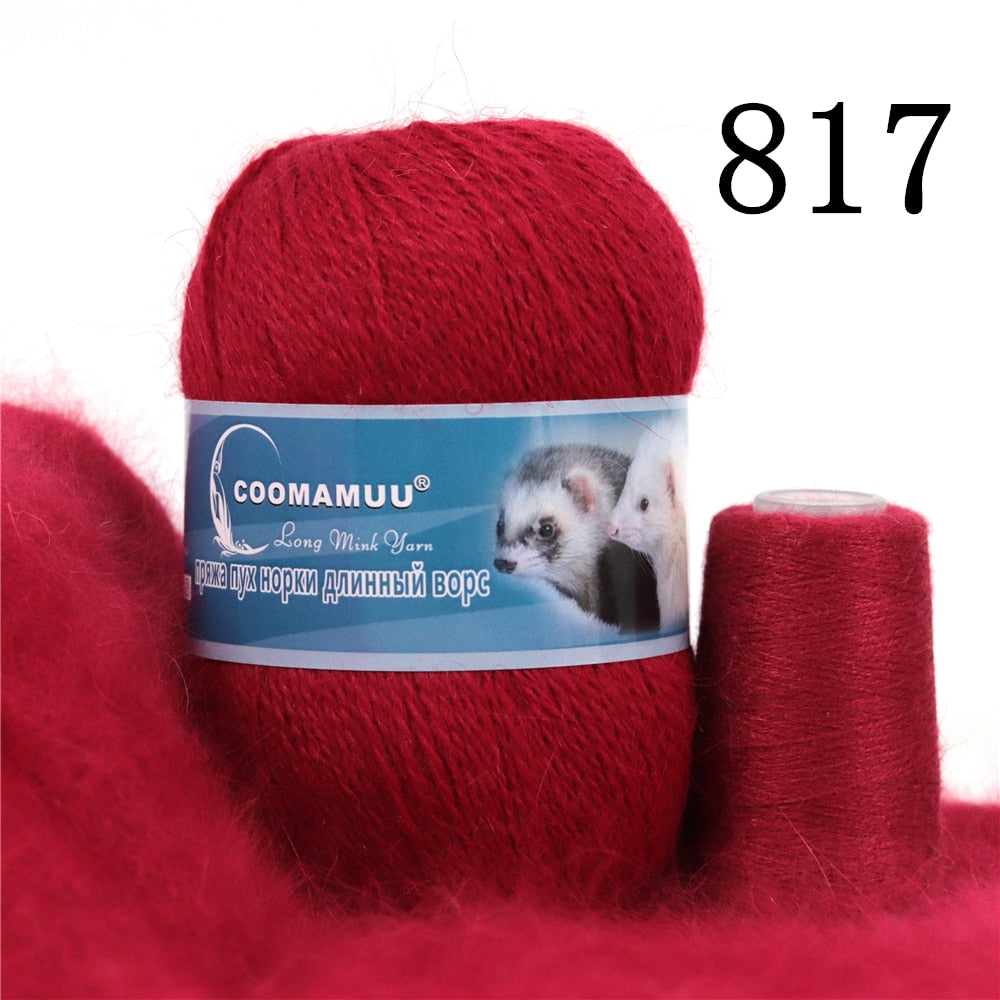 Plush Mink Cashmere Yarn Anti-pilling Fine Quality