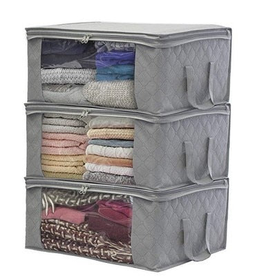 Quilt Storage Bag With Lid