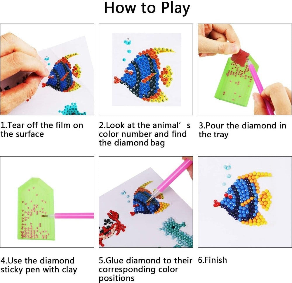 5D Diamond Painting Stickers Kit