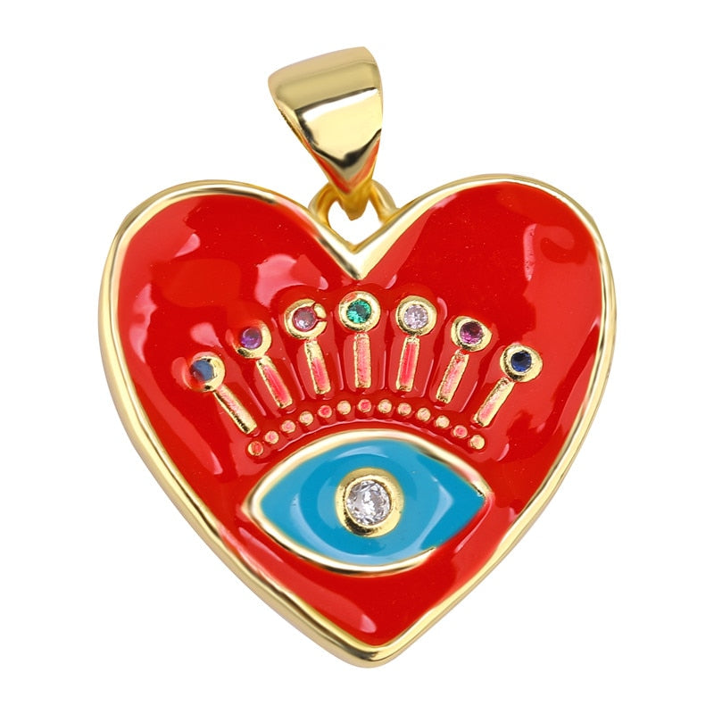 Enamel Charm Pendant (style option)