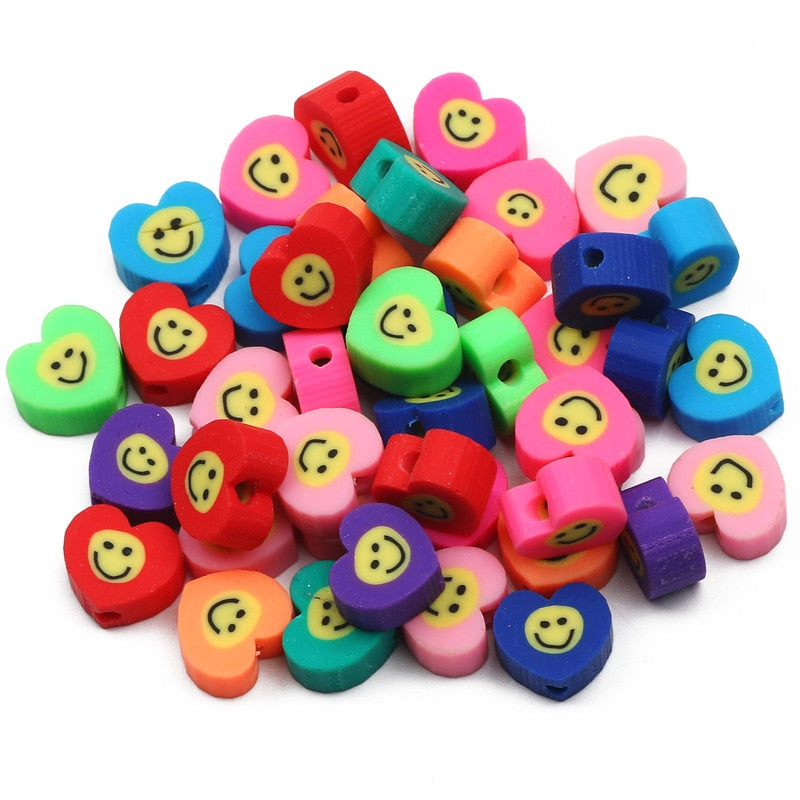 Mixed Polymer Clay Beads (color/style options)