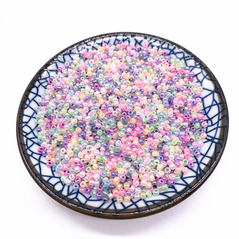 Czech Glass Seed Beads (size and color options, 200/500/1000 per pack)