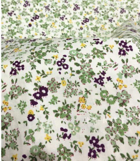 Floral and Patterned Cotton Fabric 50x80cm