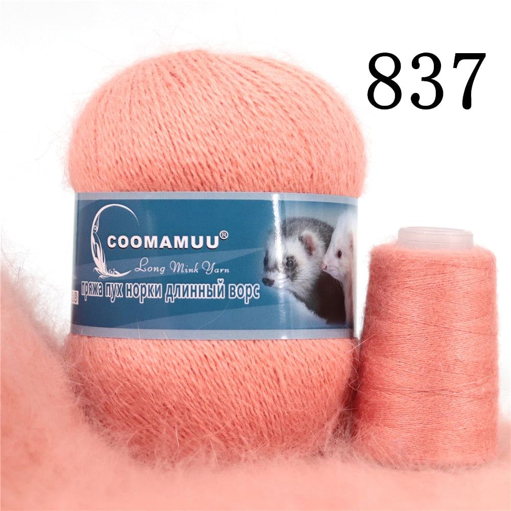 Plush Mink Cashmere Yarn Anti-pilling Fine Quality