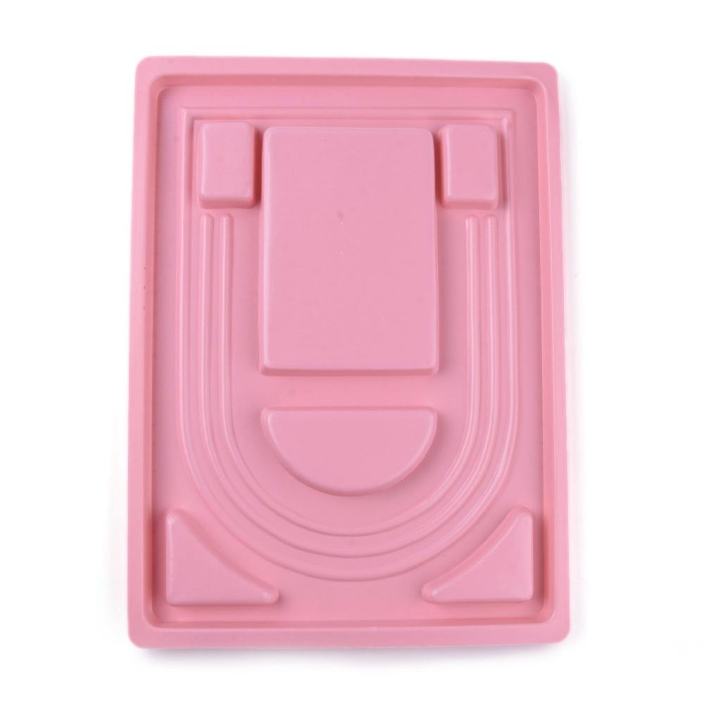 Plastic Artistry Bead Board (pink or grey)