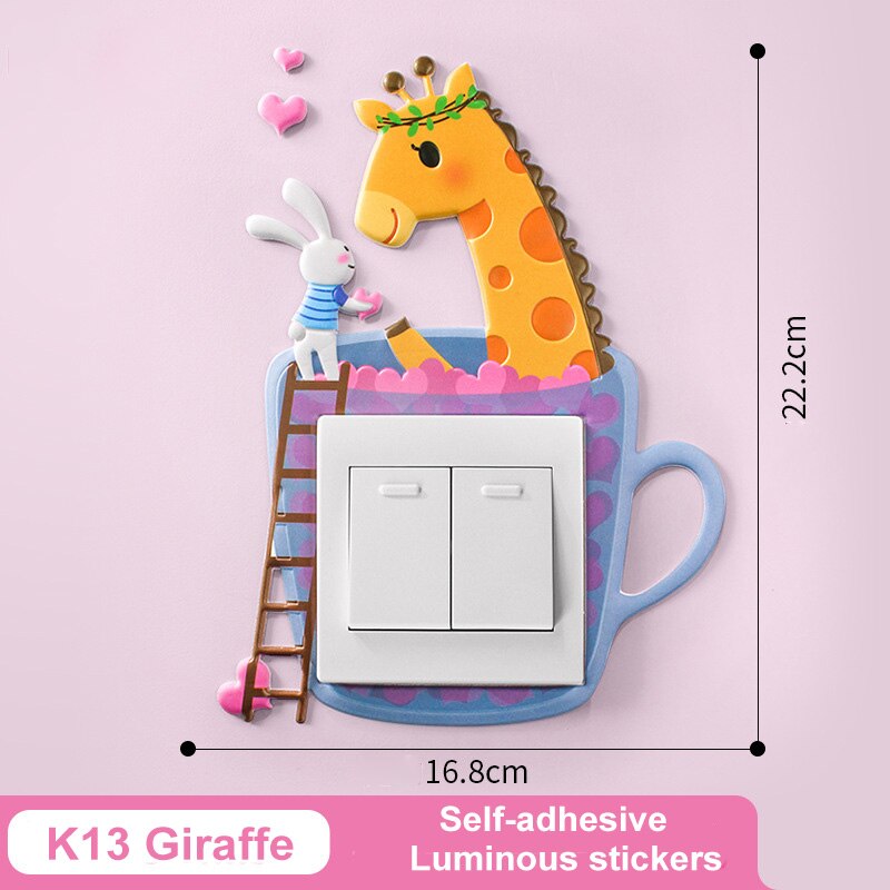 3D Unicorn Switch Sticker