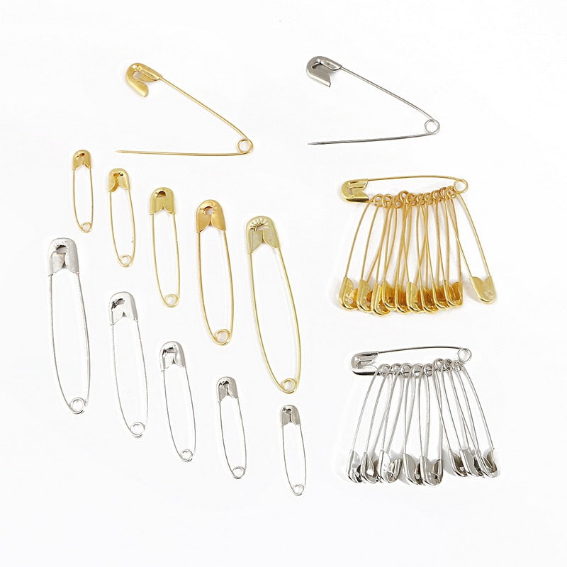 50Pcs Silver Safety Pins