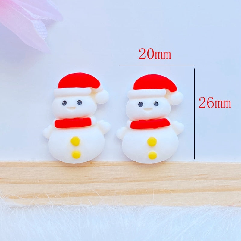 Christmas Collection Flat Back Resin