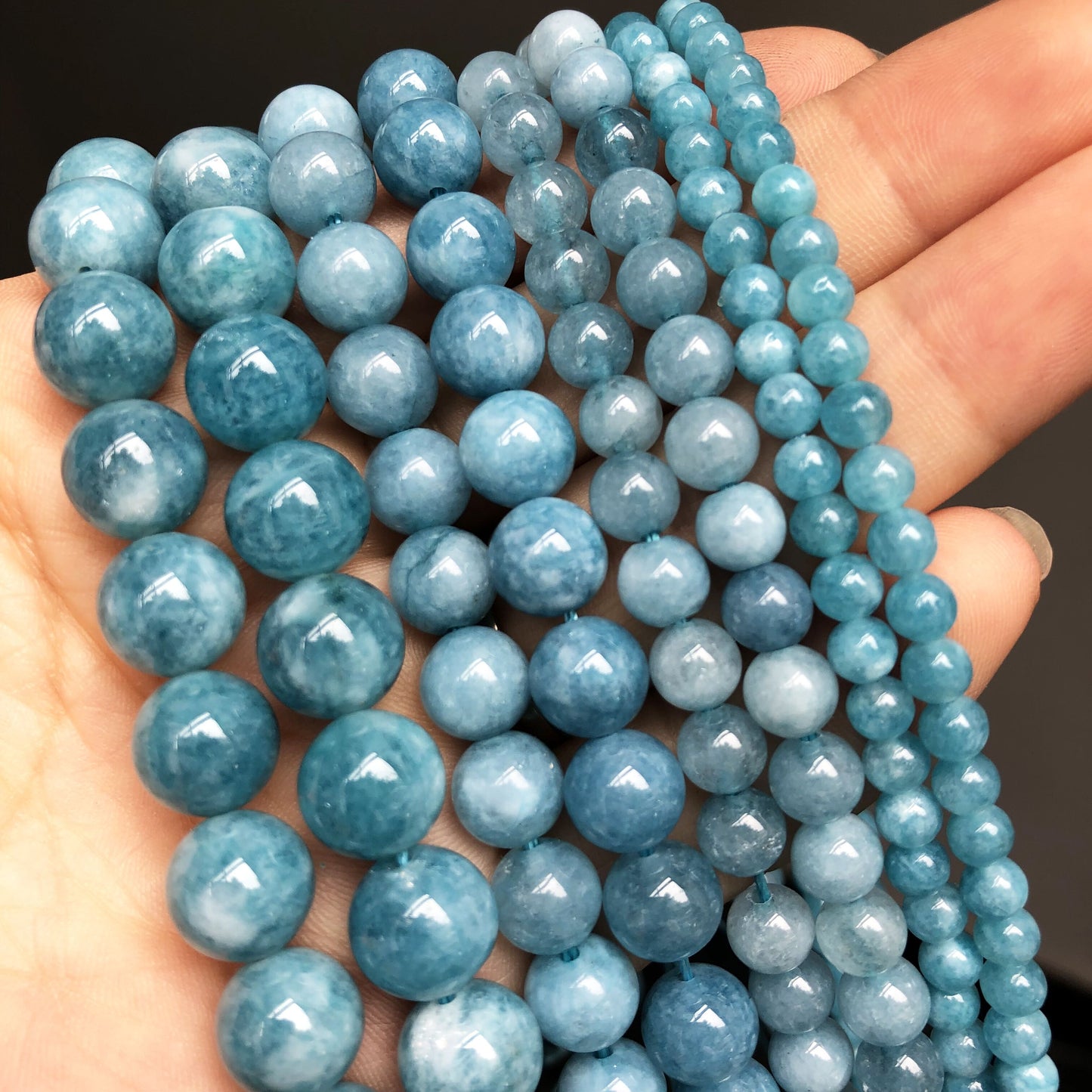 Natural Stone Loose Spacer Beads