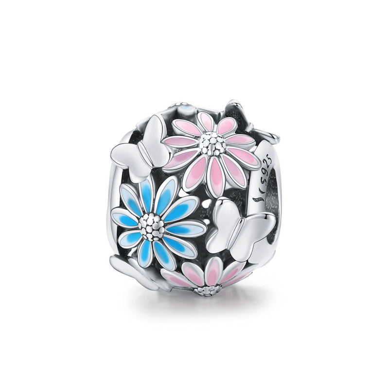 Bamoer Bracelet Romantic Enamel Charms (style option)