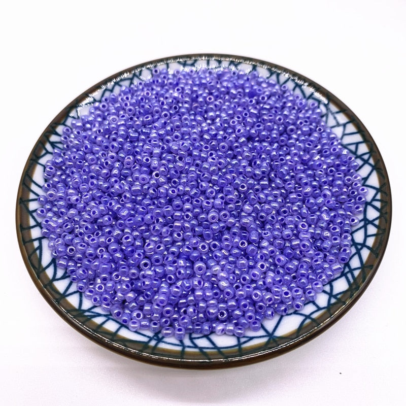 Czech Glass Seed Beads (size and color options, 200/500/1000 per pack)