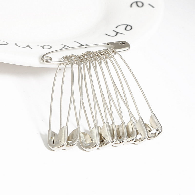 50Pcs Silver Safety Pins