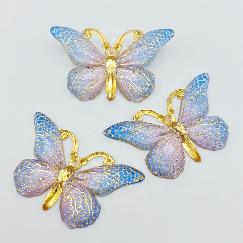 Mini Shiny Butterfly Flatback (color options)