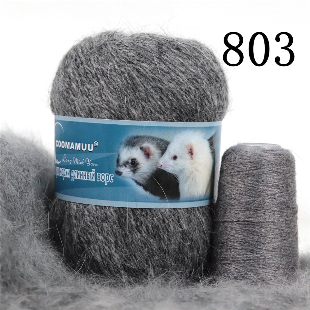 70g/Pcs High Quality Soft Mink Velvet Wool Yarn