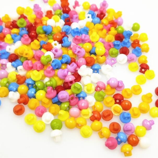 100/300pcs/lot Assorted Colors/Shapes Resin Buttons