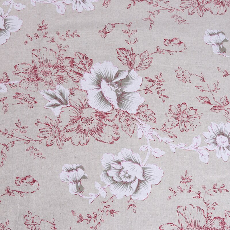 Patterned Cotton Linen Fabric