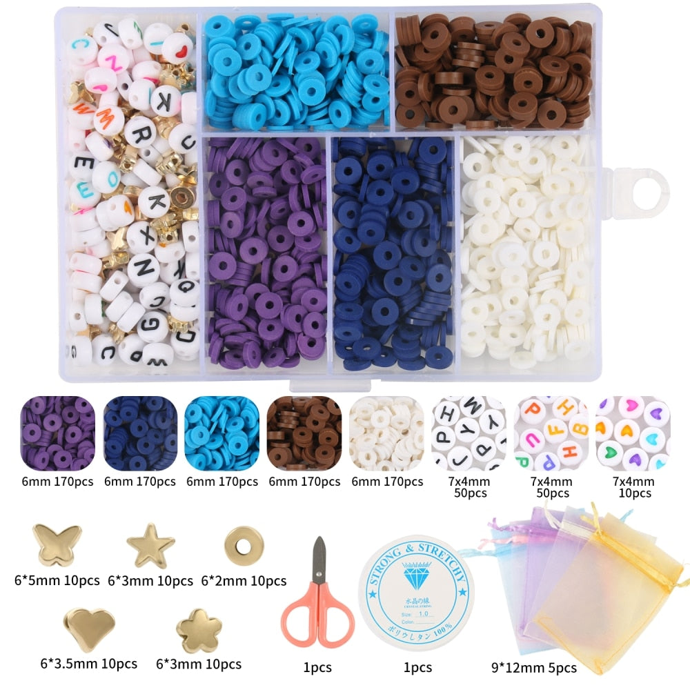 15 Style Mix Polymer Clay Acrylic Jewelry Making Kits