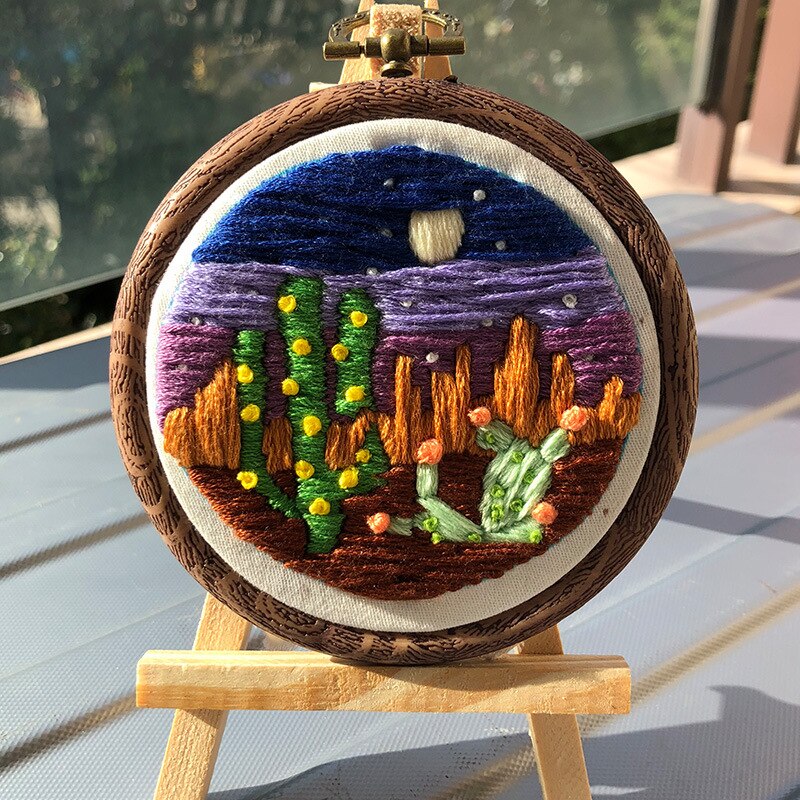 Mini Flower/Landscape Embroidery Kit