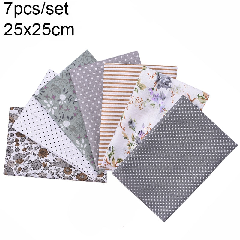 7-50pcs Assorted Floral Printed Cotton Fabric