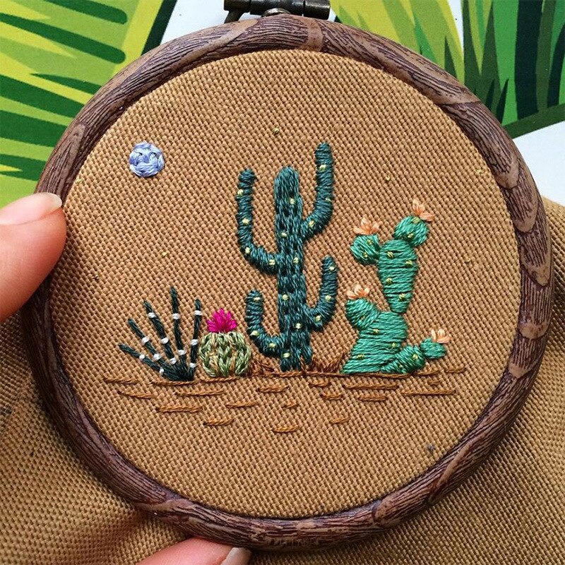 Mini Flower/Landscape Embroidery Kit