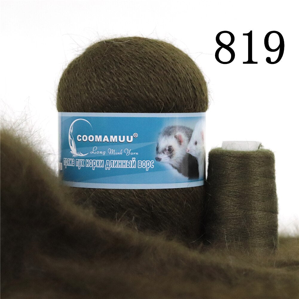 Plush Mink Cashmere Yarn Anti-pilling Fine Quality