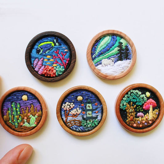 Mini Flower/Landscape Embroidery Kit