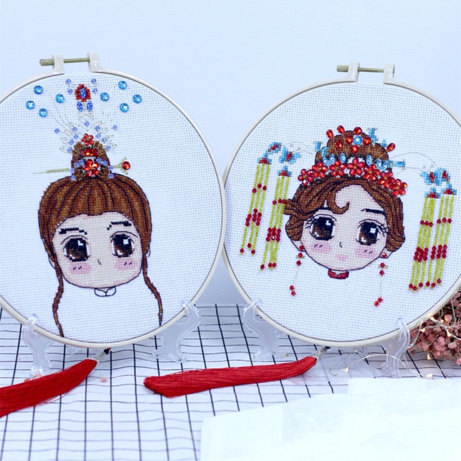 Plastic Embroidery Hoops Set