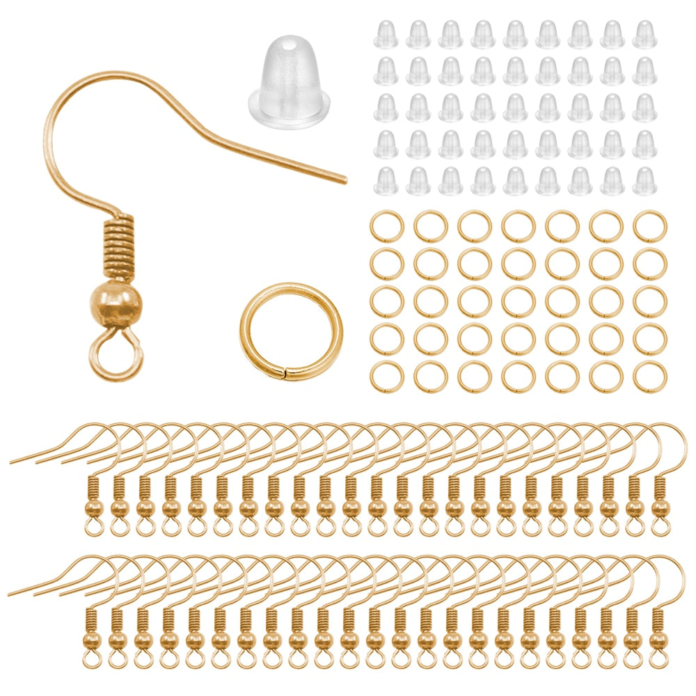 Hypoallergenic Earring Hook Kit (100 or 300/set)