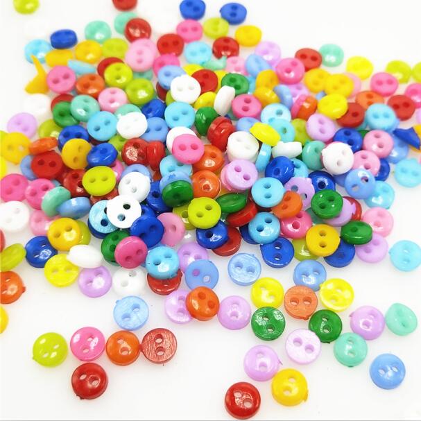 100/300pcs/lot Assorted Colors/Shapes Resin Buttons