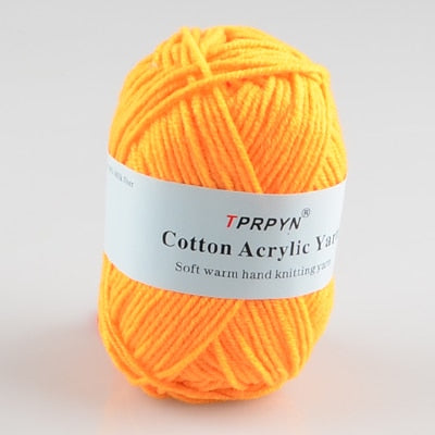 Cotton Blended Worsted Yarn