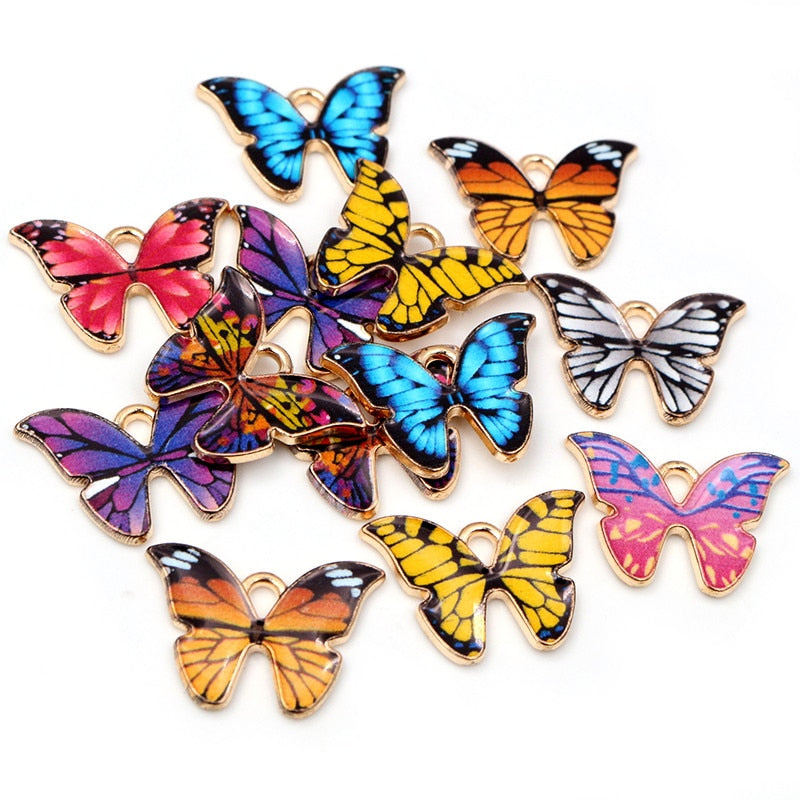 Colorful Butterfly Charms