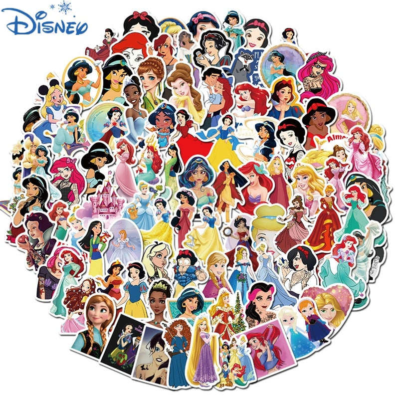 50Pcs Disney Waterproof Stickers