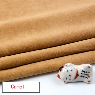 0.7 mm  Thick Plush Velvet Fabric