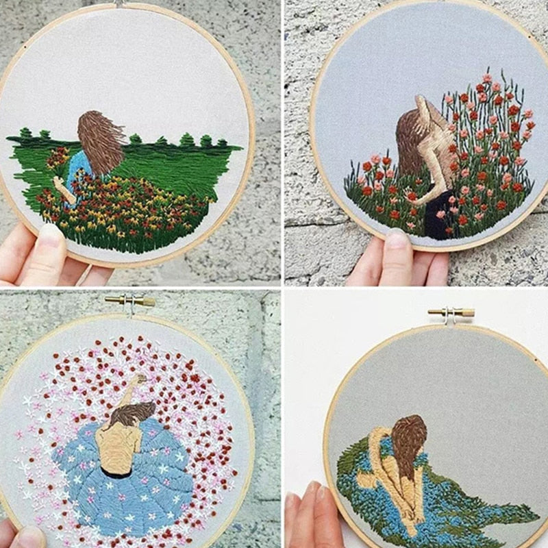 Plant Embroidery Kit