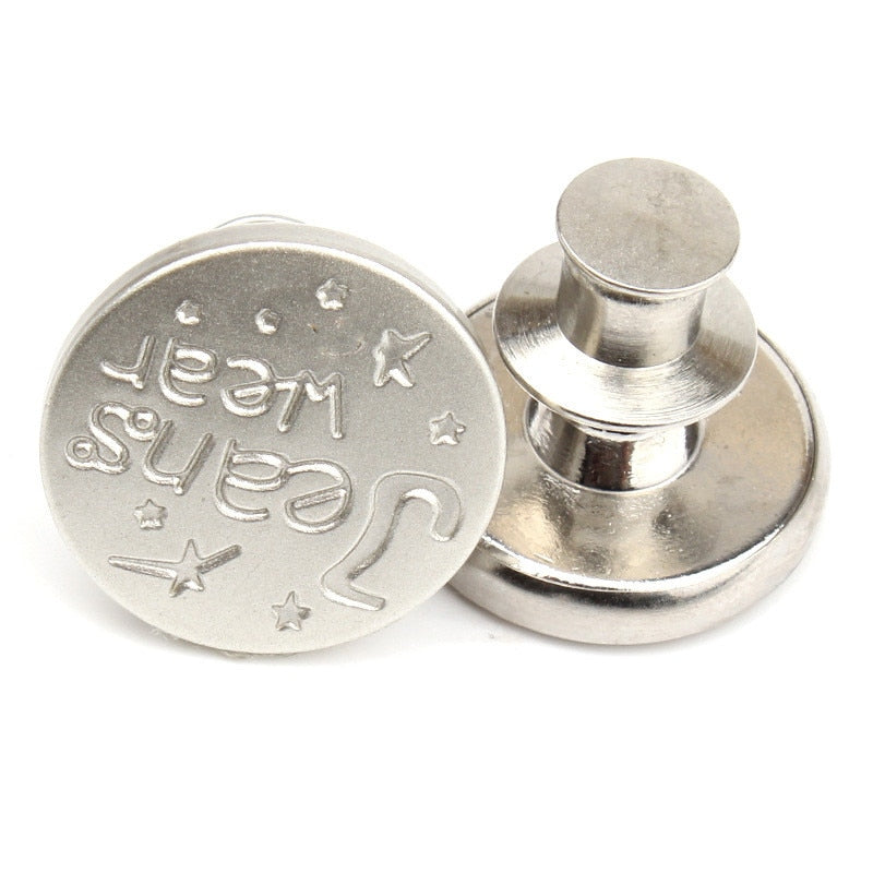 2PCs Snap Fastener Metal Buttons