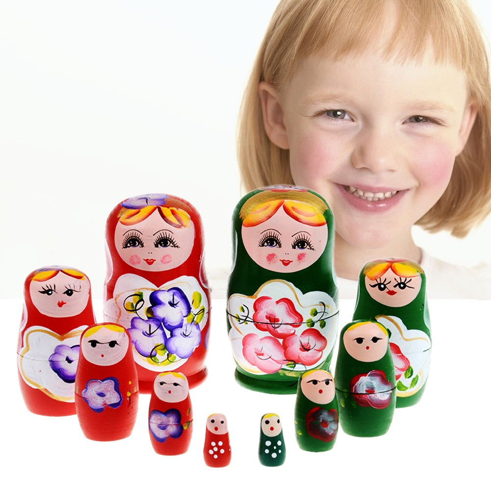 1 Set Wood Russian Nesting Dolls