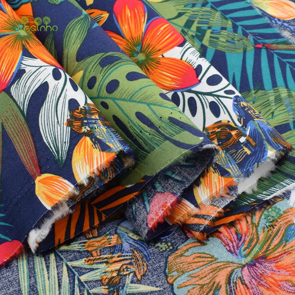 Tropical Printed Cotton Fabric