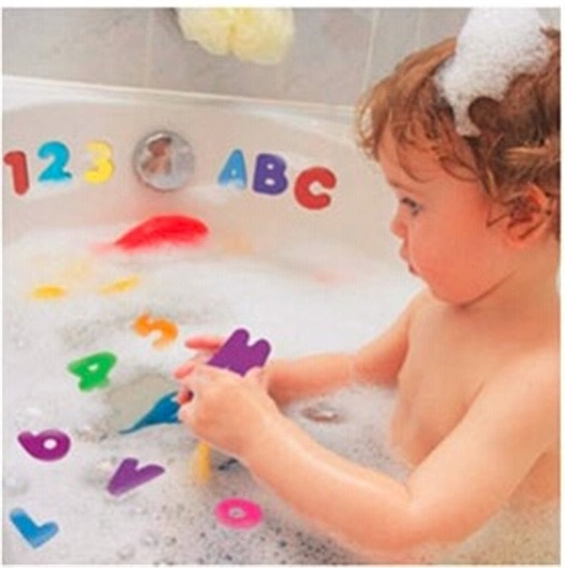 36/set Bath Toy Educational Foam Letters & Numbers