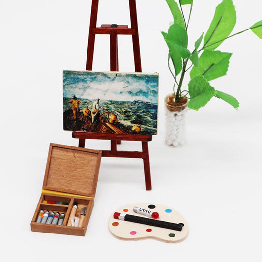 Miniature Art Room Scene (each piece sold separately, choose desired pieces)