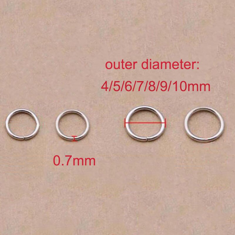 Split Rings Connectors (size/color option, 200/pack)