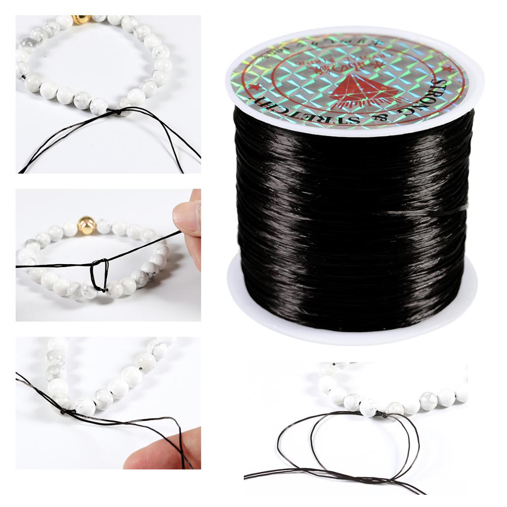 Strong Elastic Crystal Beading Cord (393in., color options)