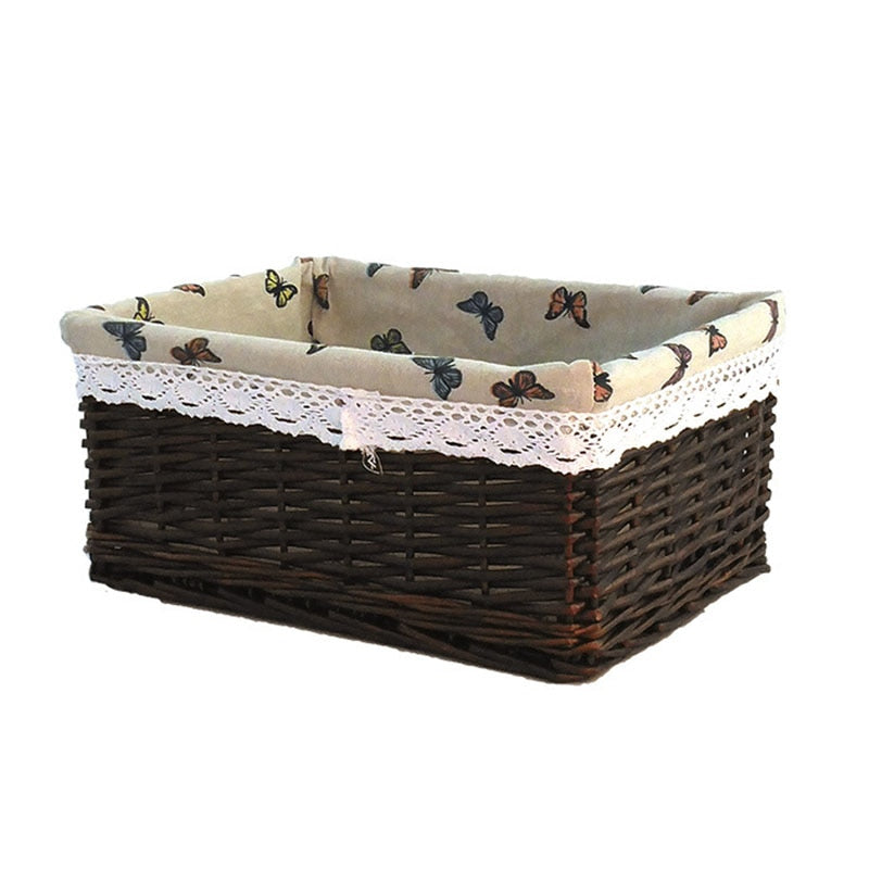 Handmade Rattan Storage Baskets