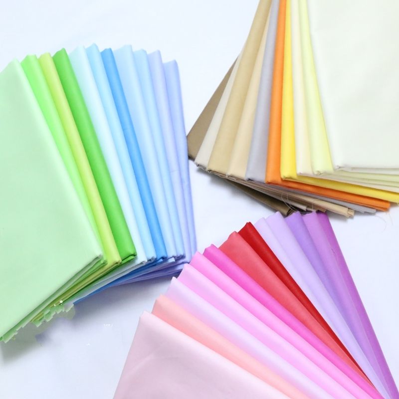 Delicate Solid Color Cotton Quilting Fabric